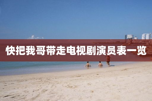 快把我哥帶走電視劇演員表一覽