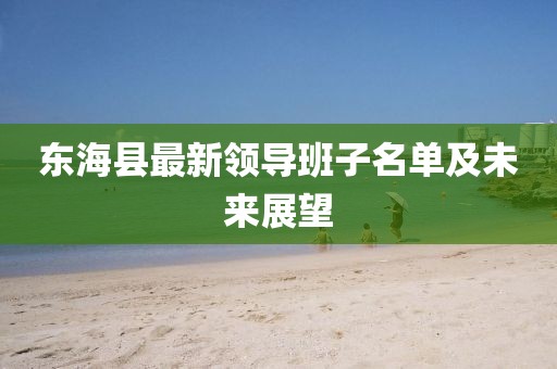 東?？h最新領(lǐng)導(dǎo)班子名單及未來展望