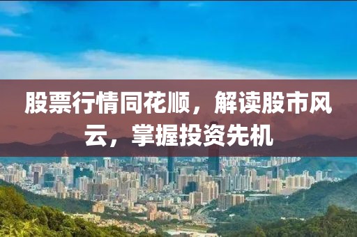 股票行情同花順，解讀股市風(fēng)云，掌握投資先機(jī)