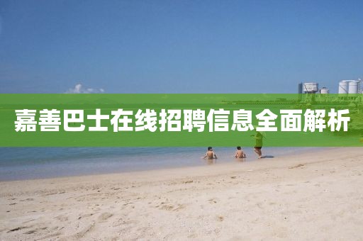 嘉善巴士在線招聘信息全面解析