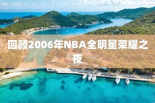 回顧2006年NBA全明星榮耀之夜